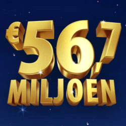 Postcode Loterij PostcodeKanjer 1 januari 2022 € 56,7 miljoen